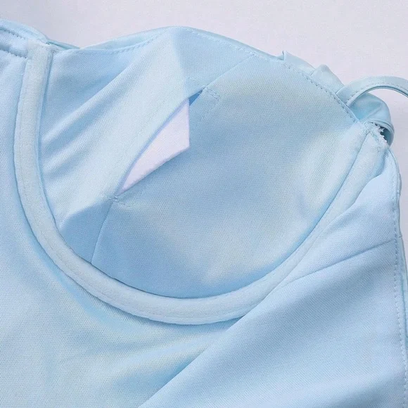 Spaghetti Strap Bodycon Maxi Dress - S - Picture 9 of 12